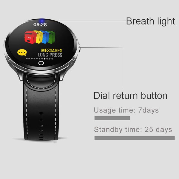 New Splash-Proof Toughened glass Smart Band Fashion Fitness Tracker Blood Oxygen Smartwatch For Men Women