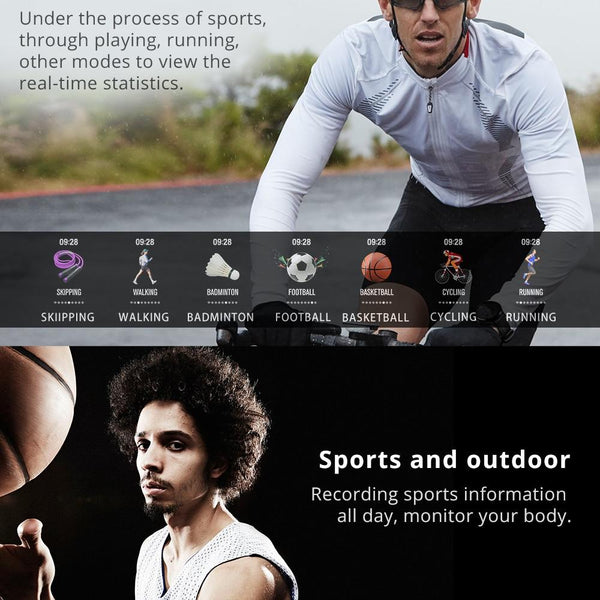 New Splash-Proof Toughened glass Smart Band Fashion Fitness Tracker Blood Oxygen Smartwatch For Men Women