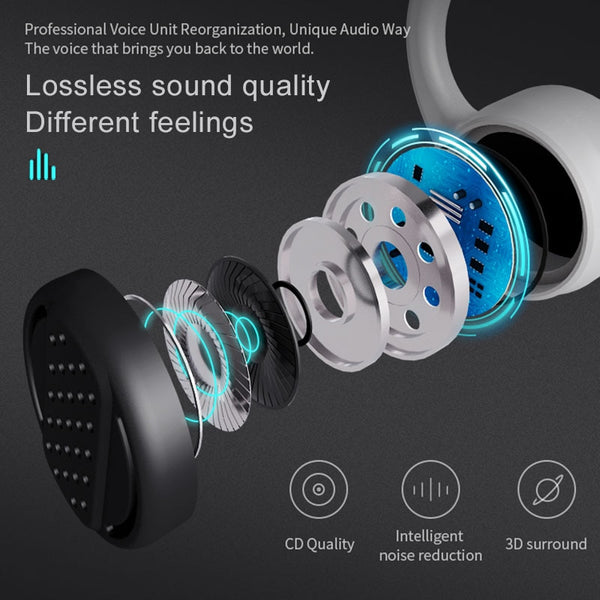 New Bluetooth 5.0 Bone Conduction Wireless Sports Earphones Handsfree Waterproof Earbuds Headset