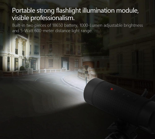 New 5200mAh Outdoor Wireless Bluetooth Waterproof Bicycle Portable Subwoofer Bass Speakers With LED Light Power Bank
