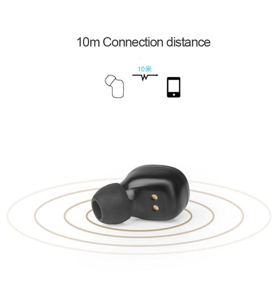 New Bluetooth 5.0 TWS Mini Wireless Earbuds Stereo Deep Bass Headset With Charging Box For iPhone Android