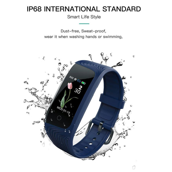 New Fitness Bracelet Sport Smart Band IP68 Waterproof Heart Rate Monitor GPS Smartwatch For Android IOS