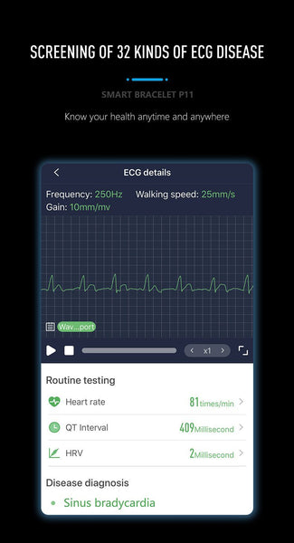 New Blood Pressure Smart Band Heart Rate Smart Bracelet Activity Fitness Tracker Watch For iPhone Android