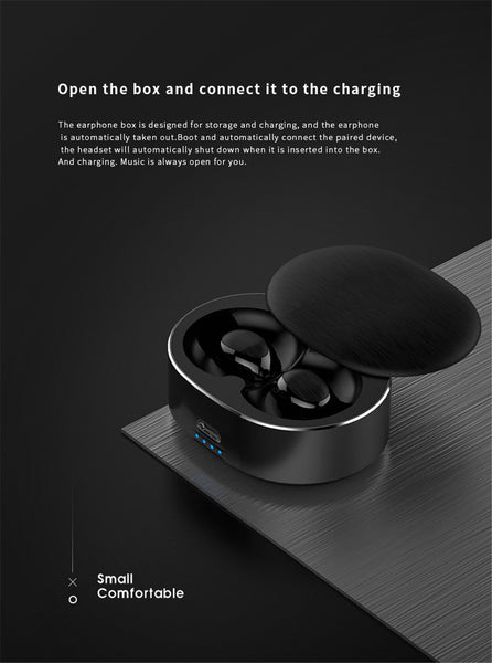 New TWS Mini Wireless Bluetooth Earphone Earbuds With Charging Box Sport Headsets For iPhone Android