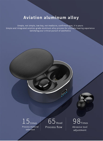 New TWS Mini Wireless Bluetooth Earphone Earbuds With Charging Box Sport Headsets For iPhone Android