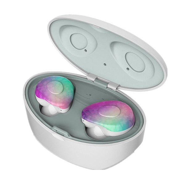 New TWS Graphene Bluetooth HiFi Stereo Auto Pairing Bilateral Call Wireless Earphone Headset With Charging Box
