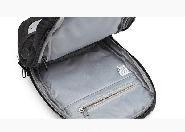 New Compact USB Charging Cross Body Anti-Theft Chest Messenger Bag For Men Women