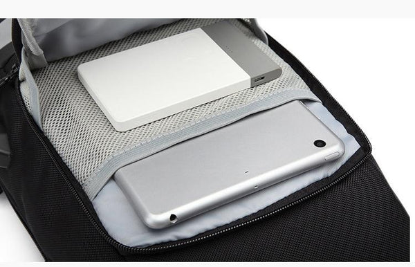 New Compact USB Charging Cross Body Anti-Theft Chest Messenger Bag For Men Women