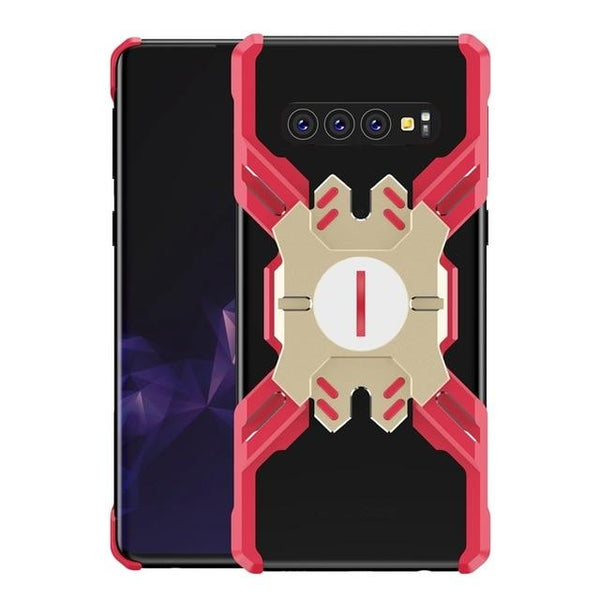New Super Light Metallic X-Shaped Protective Bumper Phone Case For Samsung Galaxy S10 iPhone 11 Pro Max Series