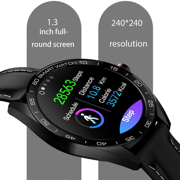New 1.3" IP68 Waterproof Bluetooth Heart Rate Monitor Fitness Tracker Sport Smartwatch For Android iOS