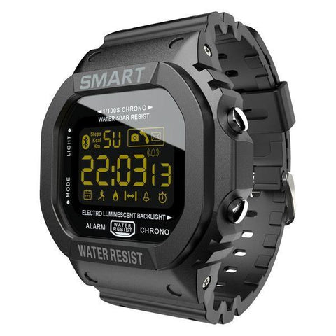New Waterproof Rugged Sport Pedometer Digital Fitness Tracker Smartwatch For iPhone Android