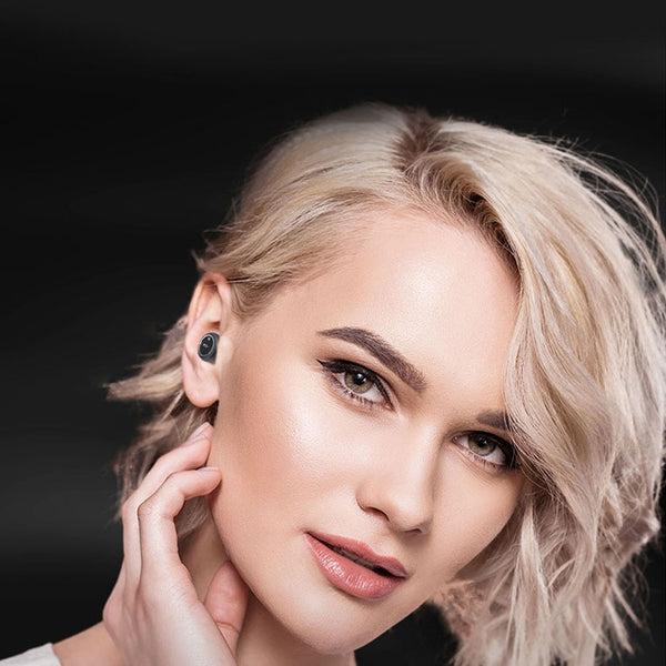 New Ultra Mini Bluetooth Earphone Sport Earbuds Stereo Microphone Headset For iPhone Android Gifts (Includes 1 Year Warranty)