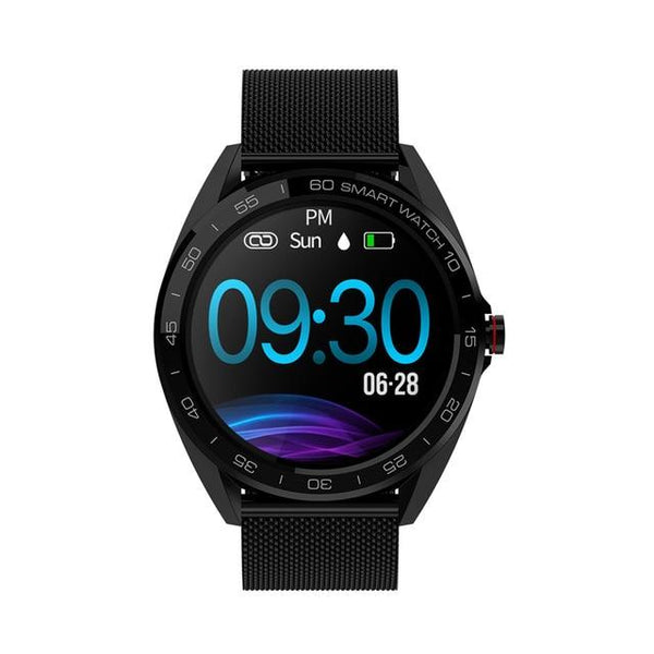 New Round Screen Heart Rate Blood Pressure Sleep Monitor Smartwatch Fitness Tracker Clock For iPhone Android