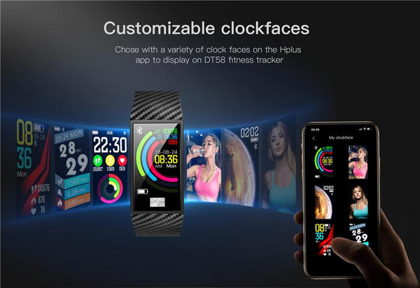 New Heart Rate Color Screen Wristband Smartwatch Waterproof Activity Fitness Tracker For iPhone Android