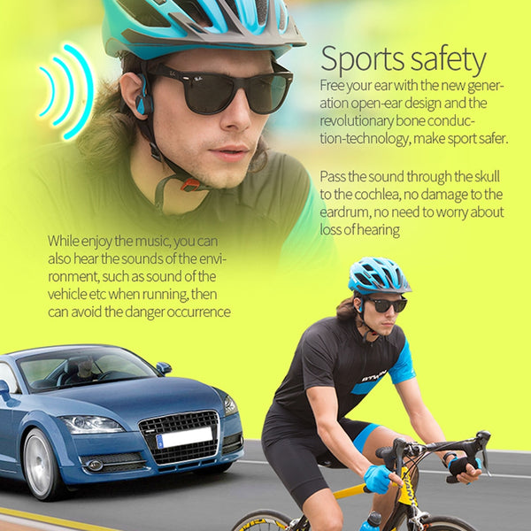 New IP55 Waterproof Wireless Bluetooth Headphones Outdoor Sport Headset  Earphones With Mic For iPhone Samsung Xiaomi