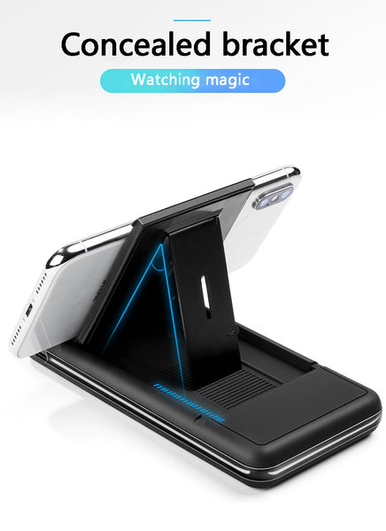 New 20000mah Digital Display Stand Wireless Charging Mobile Power Bank External Charger