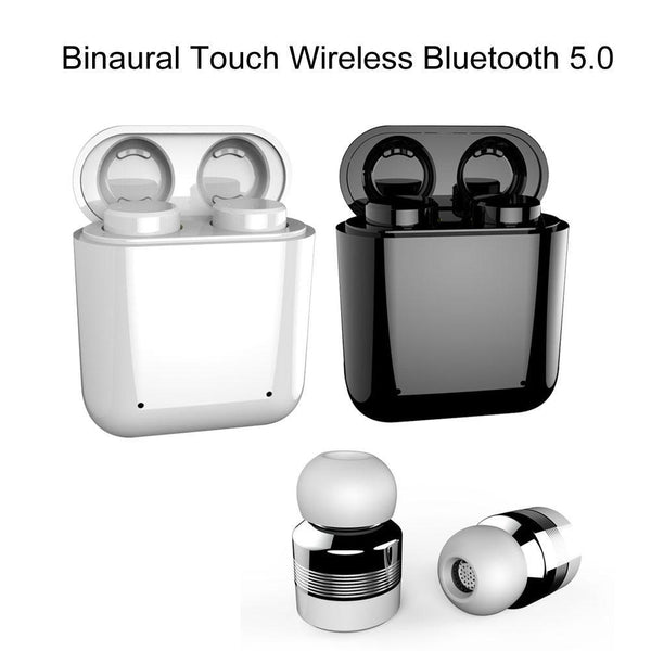 New Mini Wireless Bluetooth 5.0 Earphone In-Ear Touch Control Double Mic Earphone Headset Earbuds