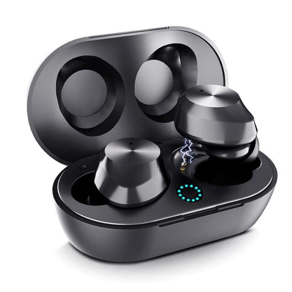 New True Wireless Bluetooth Touch Control HIFI Earbuds Earphones Headset With Microphone + Charge Box