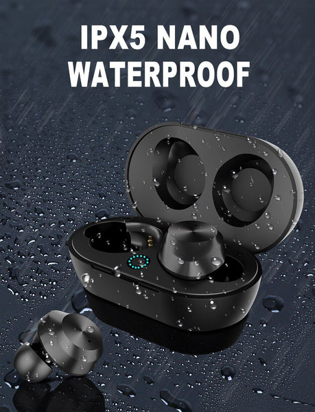 New True Wireless Bluetooth Touch Control HIFI Earbuds Earphones Headset With Microphone + Charge Box