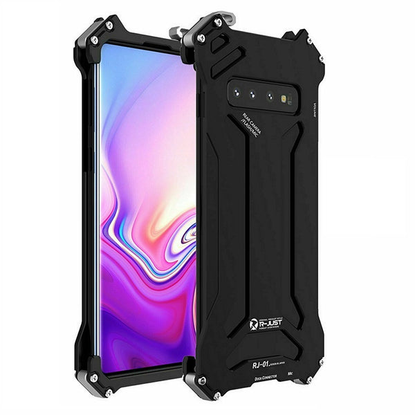 New Luxury Design Metallic Protective Armor Bumper Case for Samsung Galaxy S20 / S10 / Note 10 Series