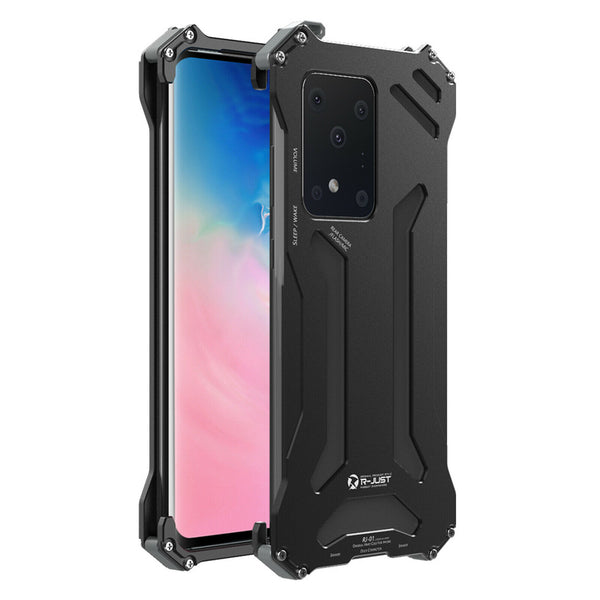 New Luxury Design Metallic Protective Armor Bumper Case for Samsung Galaxy S20 / S10 / Note 10 Series