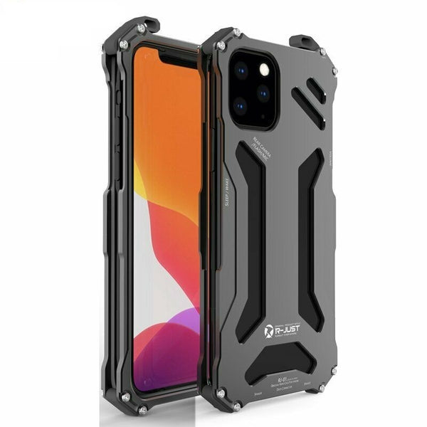 New Premium Ultra Slim Alloy Armor Shell Metal Aluminum Phone Case for iPhone 15 14 13 Pro Max Series