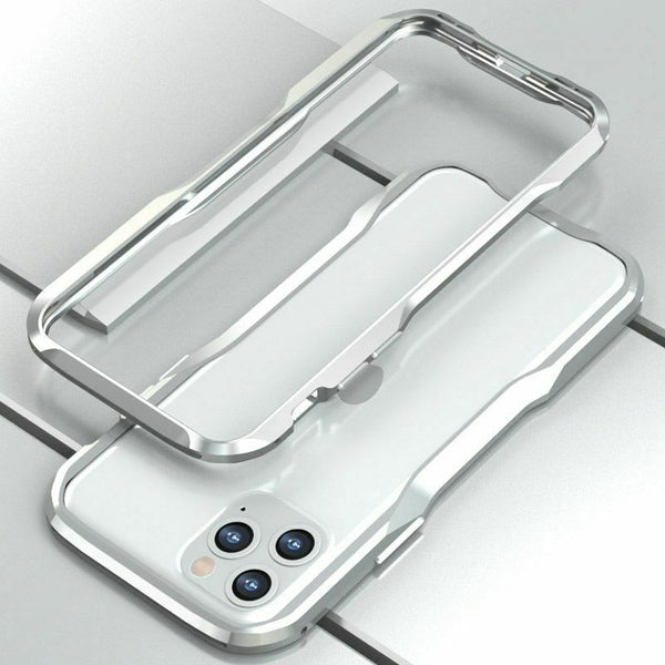 New Metal Shock Resistant Premium Frame Case w/ Sound Chamber - Aluminum Frame for iPhone 14 13 12 Pro Max Series.