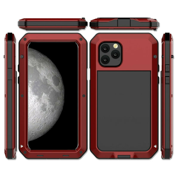 New Luxury Full Wrap Tough Armor Metal Aluminum Cover for iPhone 16 15 14 13 12 11 Pro Max Series