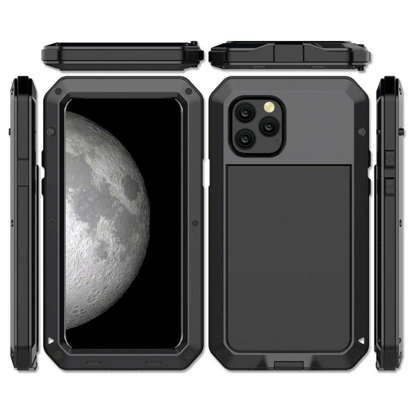 New Luxury Full Wrap Tough Armor Metal Aluminum Cover for iPhone 16 15 14 13 12 11 Pro Max Series