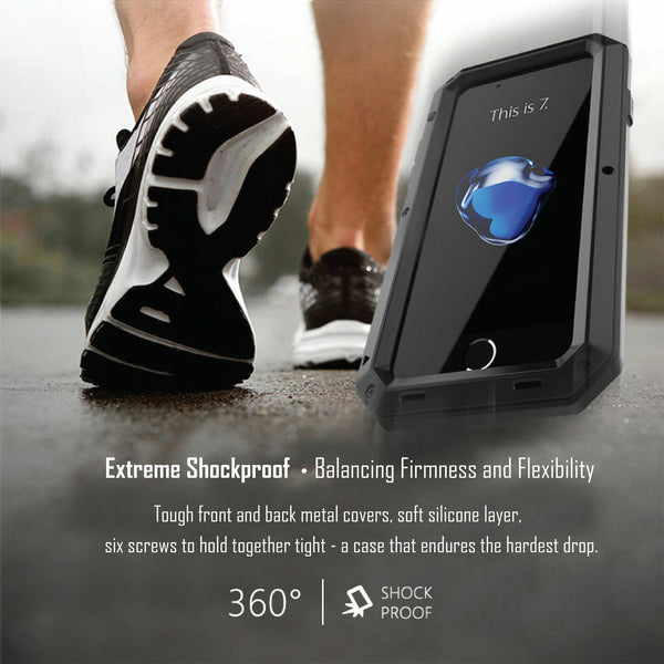 New Luxury Full Wrap Tough Armor Metal Aluminum Cover for iPhone 16 15 14 13 12 11 Pro Max Series