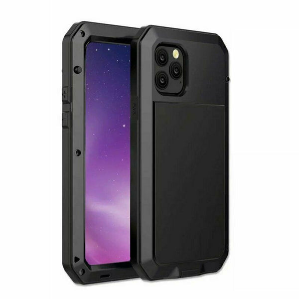 New Luxury Full Wrap Tough Armor Metal Aluminum Cover for iPhone 16 15 14 13 12 11 Pro Max Series