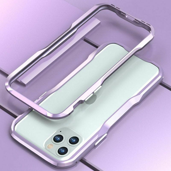 New Metal Shock Resistant Premium Frame Case w/ Sound Chamber - Aluminum Frame for iPhone 14 13 12 Pro Max Series.
