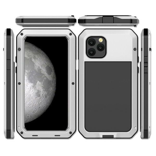 New Luxury Full Wrap Tough Armor Metal Aluminum Cover for iPhone 16 15 14 13 12 11 Pro Max Series