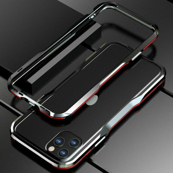New Metal Shock Resistant Premium Frame Case w/ Sound Chamber - Aluminum Frame for iPhone 14 13 12 Pro Max Series.