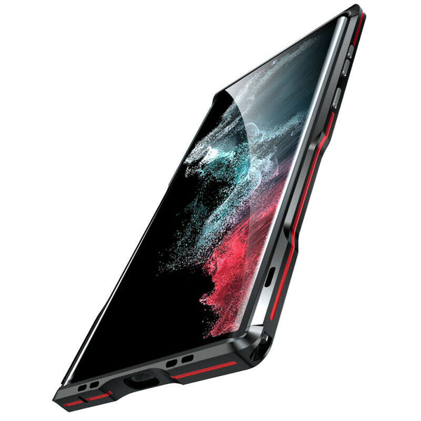 New Super Slim Protective Metallic Frame Case Shell For Samsung Galaxy S25 S24 S23 Ultra Series - Case Only (No Retail Package)