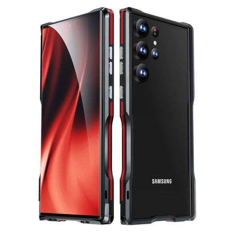 New Super Slim Protective Metallic Frame Case Shell For Samsung Galaxy S25 S24 S23 Ultra Series - Case Only (No Retail Package)